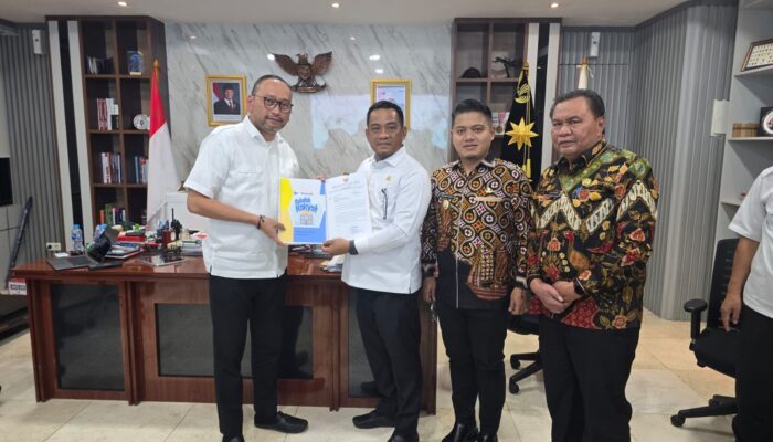 Silaturahmi Bupati Luwu dan Sekjen Kemensos Bahas Sekolah Rakyat