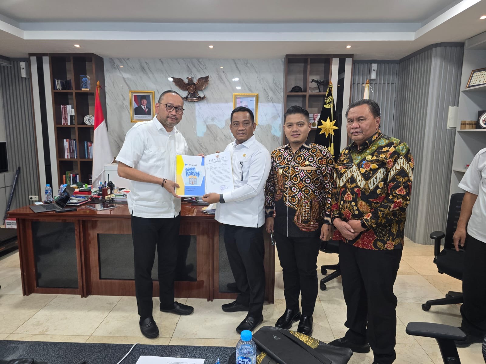 Silaturahmi Bupati Luwu dan Sekjen Kemensos Bahas Sekolah Rakyat