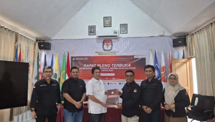Pleno Perdana PDPB, KPU Sinjai Soroti Akurasi Data Pemilih