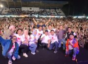 Konser Stecu Faris Adam Guncang Stadion Ganggawa Sidrap