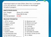 Perumda Tirta Mangkaluku Lakukan Pemeliharaan Jaringan Air