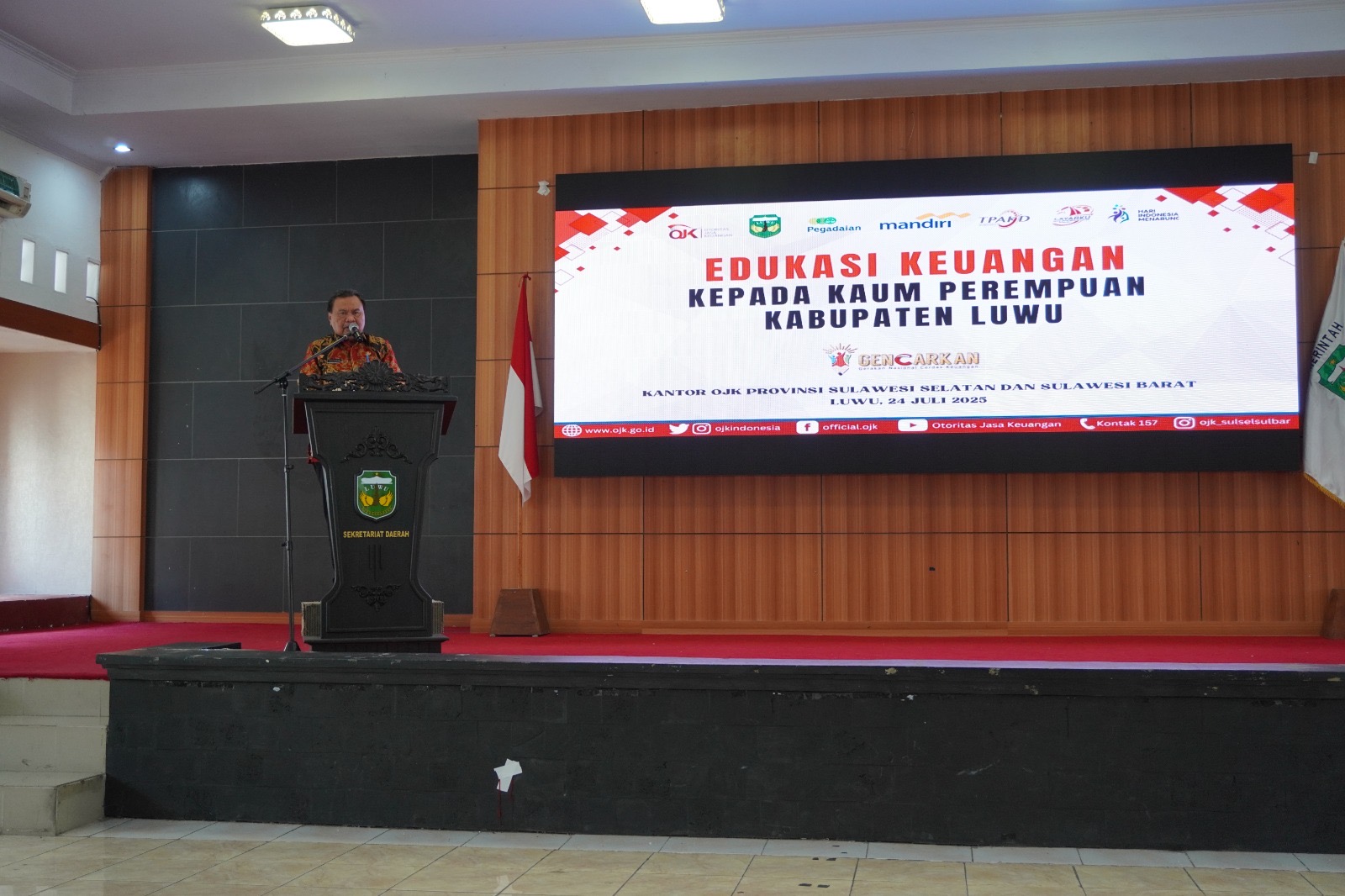 OJK Gandeng Pemkab Luwu Tingkatkan Literasi Keuangan Warga