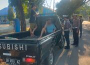 Ops Patuh, Polantas Bone Tindak Tegas Mobil Pick Up Angkut Penumpang