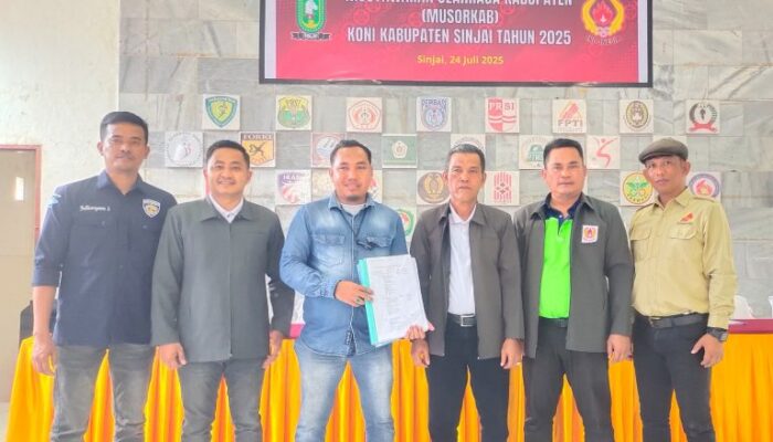 Iptu Rahman Terpilih Ketua KONI Sinjai periode 2025-2029