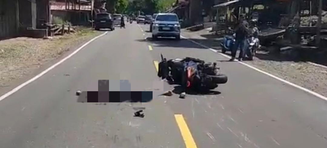 Truk Gandeng VS Motor XMAX di Sidrap, Pengendara Motor Meninggal di Tempat
