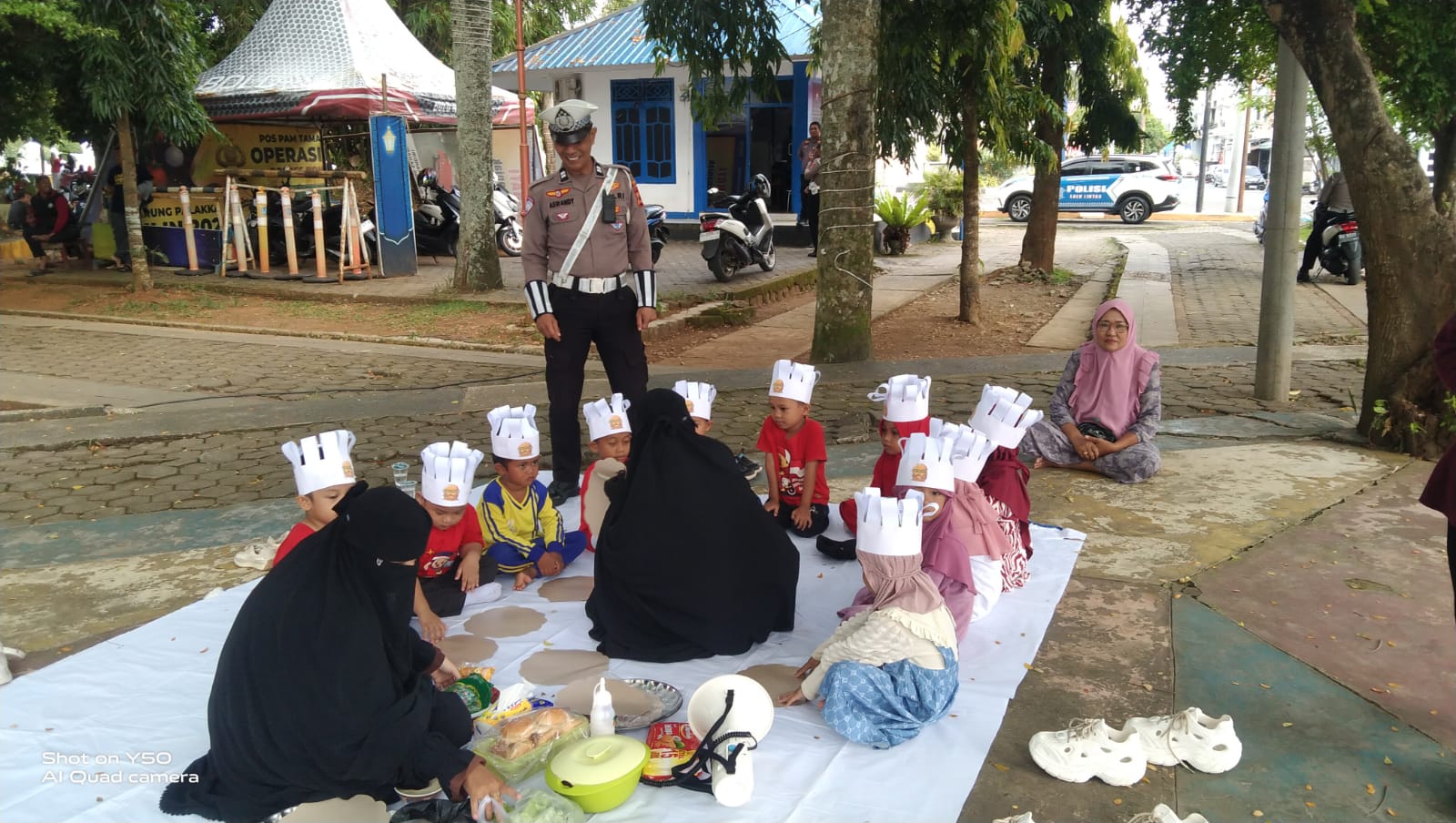 Satlantas Bone Edukasi Murid TK Tentang Tertib Lalu Lintas Sejak Usia Dini