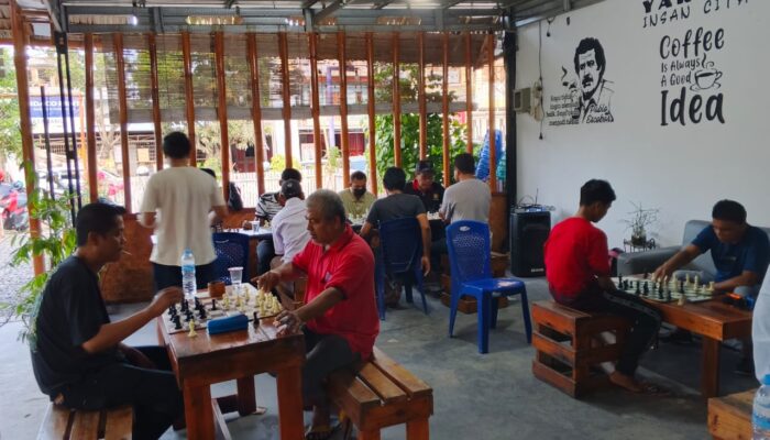 40 Atlet Sidrap Ikuti Seleksi Pra Porprov Catur di Warkop One Day
