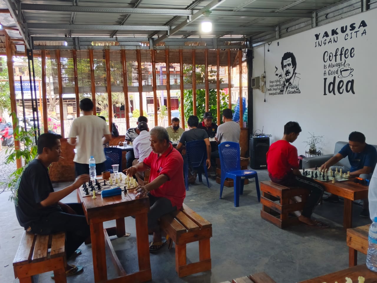 40 Atlet Sidrap Ikuti Seleksi Pra Porprov Catur di Warkop One Day