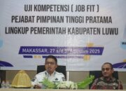 Wabup Luwu Buka Uji Kompetensi Pejabat Pimpinan Tinggi Pratama
