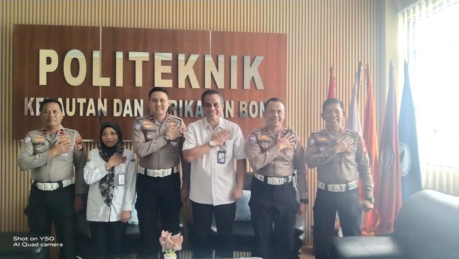 Satlantas Polres Bone Edukasi Mahasiswa soal Tertib Lalu Lintas