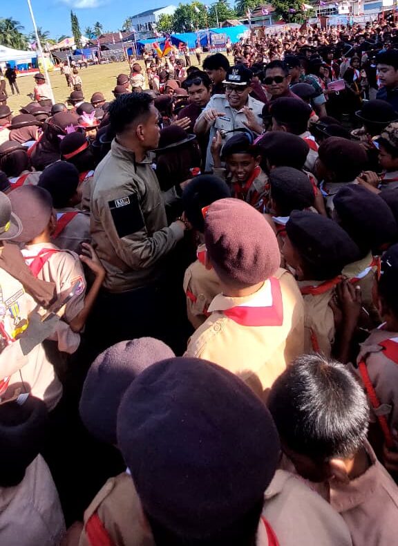 Wabup Bone Kunjungi Perkemahan Pramuka di Empat Kecamatan
