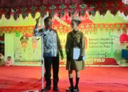 Penutupan Malam Kesenian Watang Pulu, Bupati Sidrap Serahkan Hadiah Juara