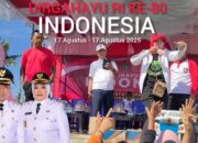 Ribuan Warga Baranti Meriahkan HUT RI ke-80 dengan Gerak Jalan Santai