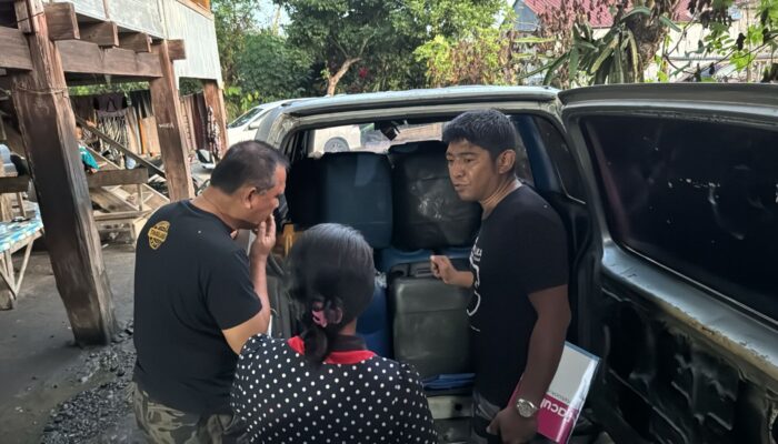 Satreskrim Palopo Bongkar Penimbunan Solar Setara 6 Ton Lebih