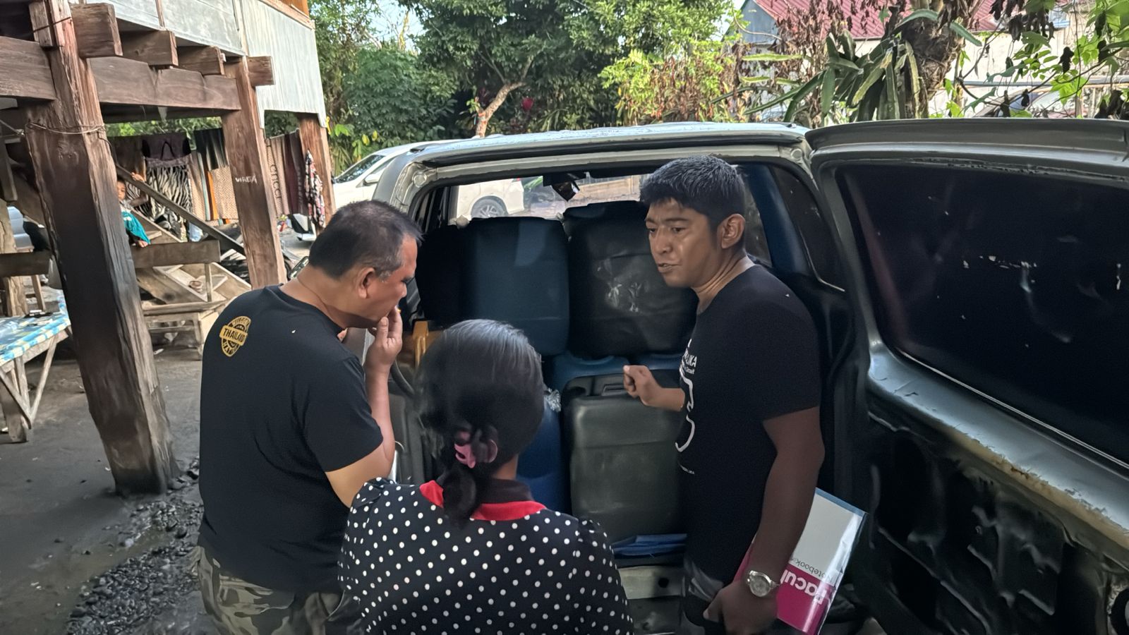 Satreskrim Palopo Bongkar Penimbunan Solar Setara 6 Ton Lebih