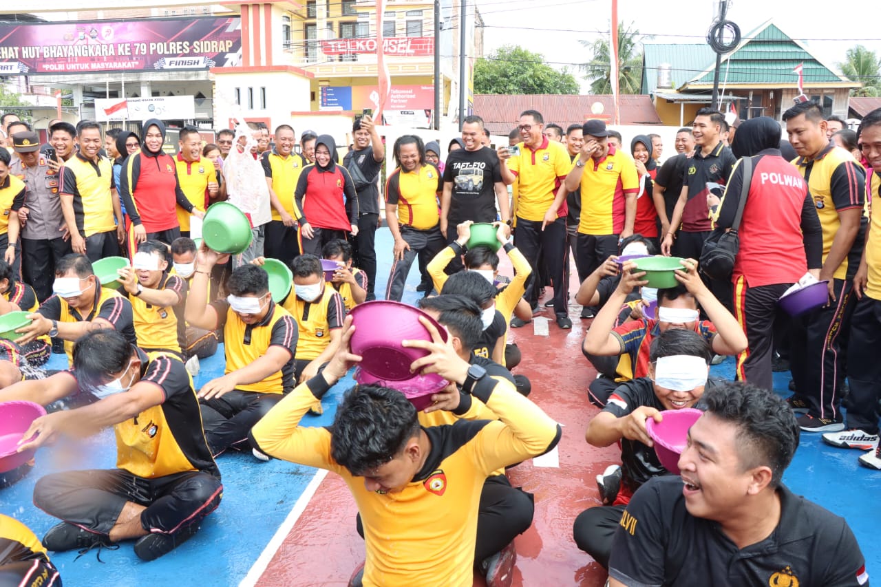 Polres Sidrap Gelar Lomba Meriahkan HUT ke-80 RI