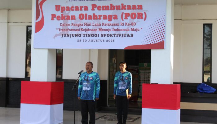 Semarak HUT Kejaksaan ke-80, Kejari Sidrap Gelar Pekan Olahraga