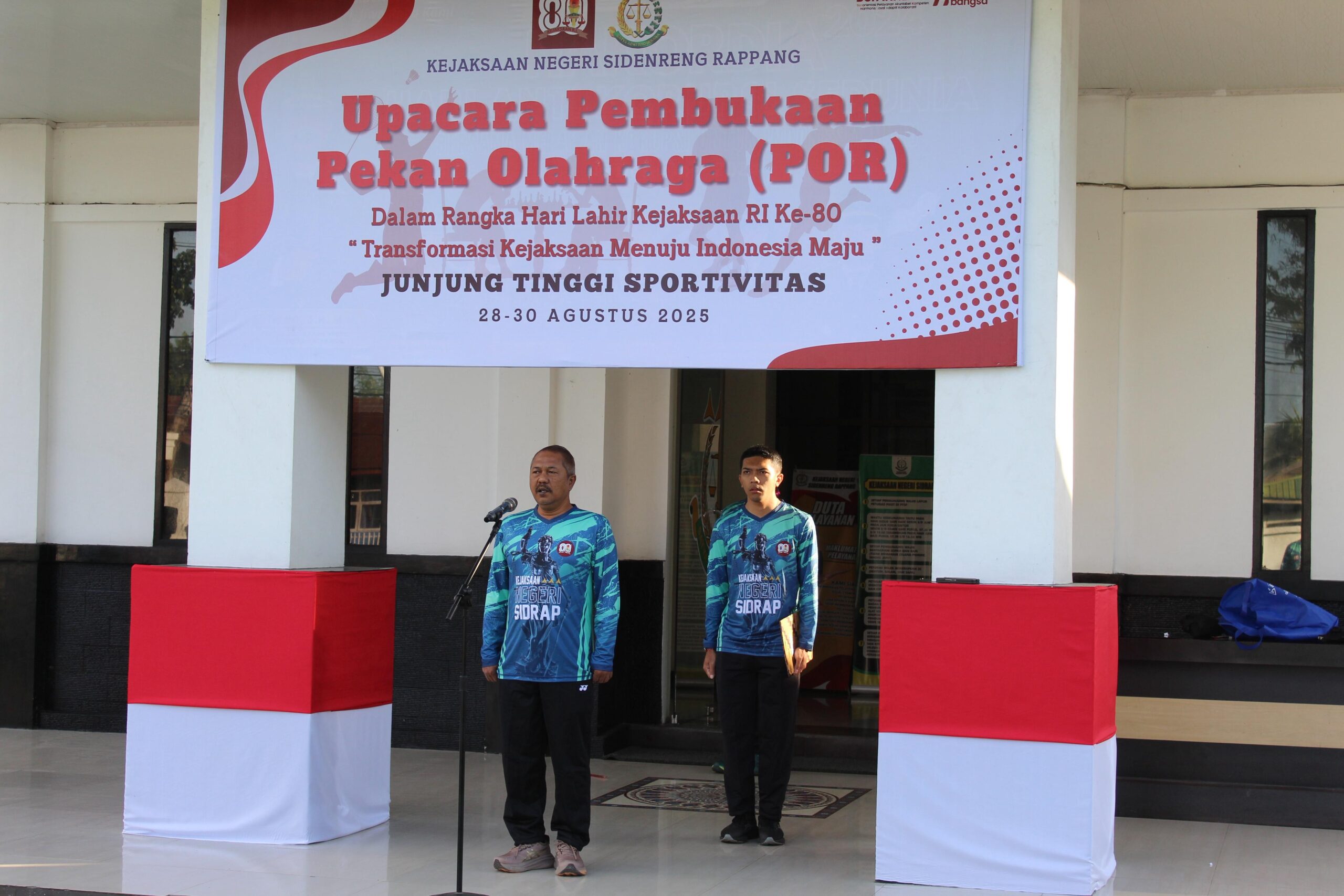 Semarak HUT Kejaksaan ke-80, Kejari Sidrap Gelar Pekan Olahraga