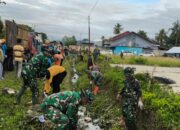 HUT TNI ke-80, Mayor Kav Suparman Pimpin Karya Bhakti Peduli Kebersihan Lingkungan