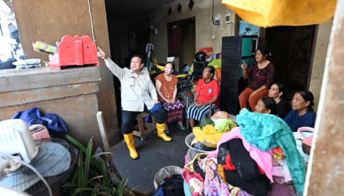 Usai Lawatan ke Timur Tengah, Prabowo Tinjau Banjir di Bali