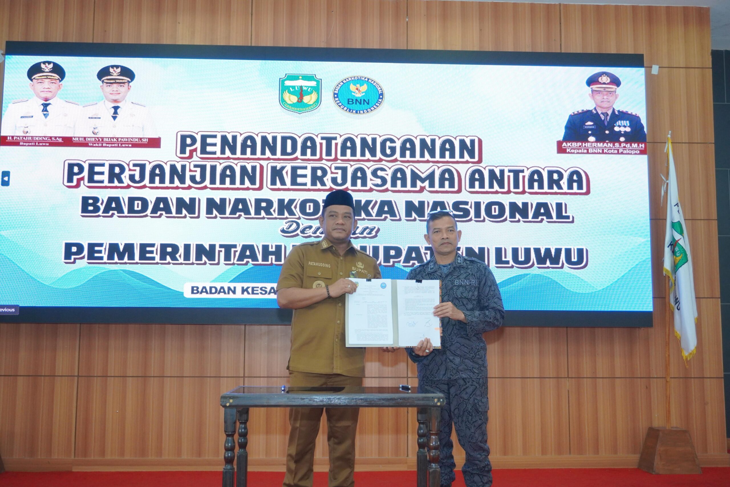Pemkab Luwu–BNN Palopo Sepakat Perangi Narkoba Lewat MoU
