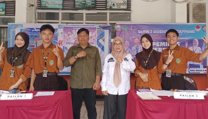 Seru, Debat Kandidat Ketua OSIS SMKN 2 Sidrap Jadi Ajang Pembelajaran Demokrasi