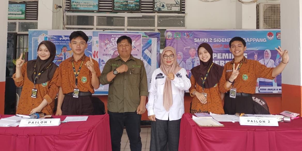 Seru, Debat Kandidat Ketua OSIS SMKN 2 Sidrap Jadi Ajang Pembelajaran Demokrasi