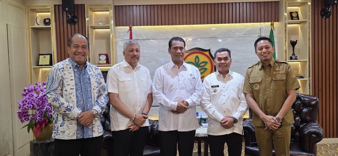 Bupati Pinrang Minta Dukungan Menteri Pertanian untuk Stabilitas Harga Gabah