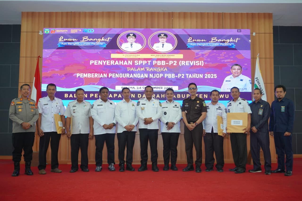 Bapenda Luncurkan SPPT PBB-P2 Revisi Hasil Pengurangan NJOP 2025