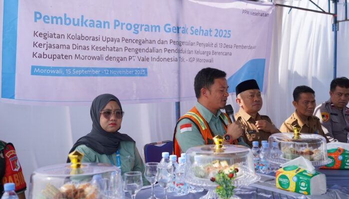 PT Vale Gulirkan “Gerak Sehat 2025” di 13 Desa Morowali