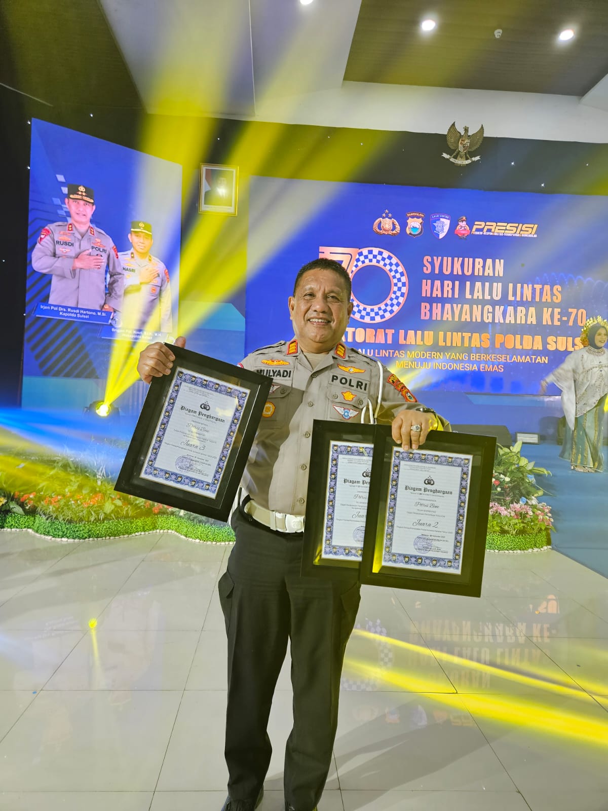 Satlantas Polres Bone Raih 3 Juara di HUT Lantas Bhayangkara ke-70