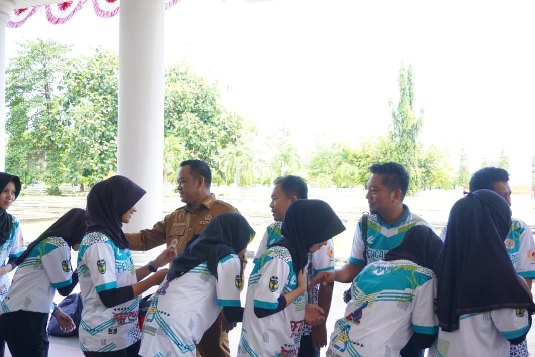 Lepas 30 Atlet Berlaga di Pra Porprov, Bupati Luwu: Insya Allah Juara Lagi