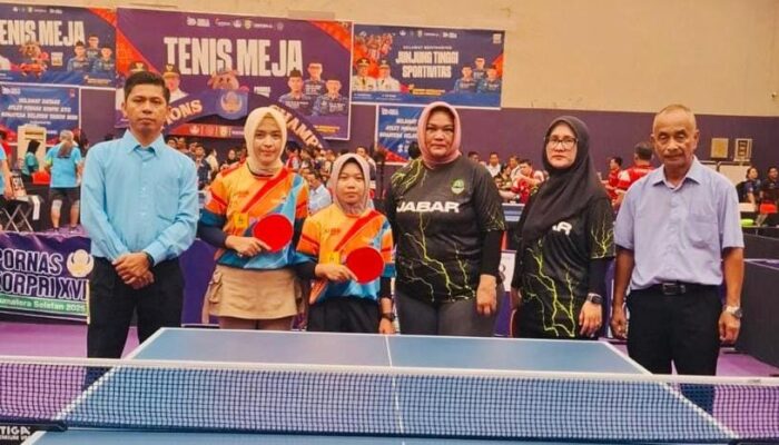 Ganda Putri Sulsel Tumbangkan Jawa Barat, Lolos ke Semifinal Pornas Korpri XVII
