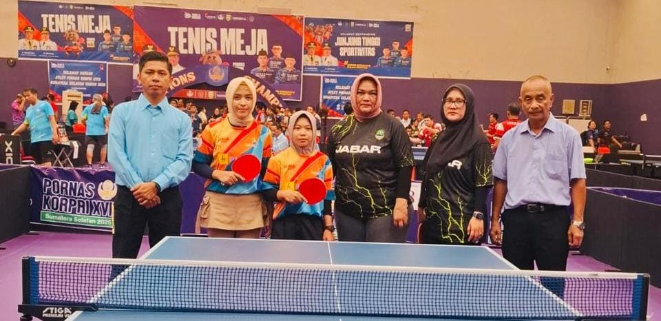 Ganda Putri Sulsel Tumbangkan Jawa Barat, Lolos ke Semifinal Pornas Korpri XVII