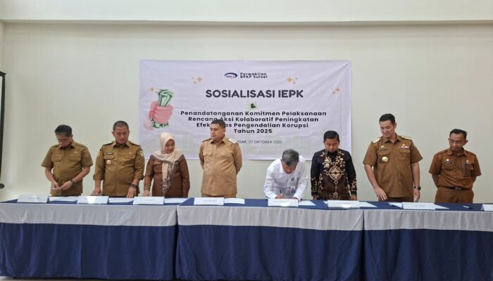 Pemkab Sidrap dan BPKP Sulsel Sepakat Perkuat Pengendalian Korupsi