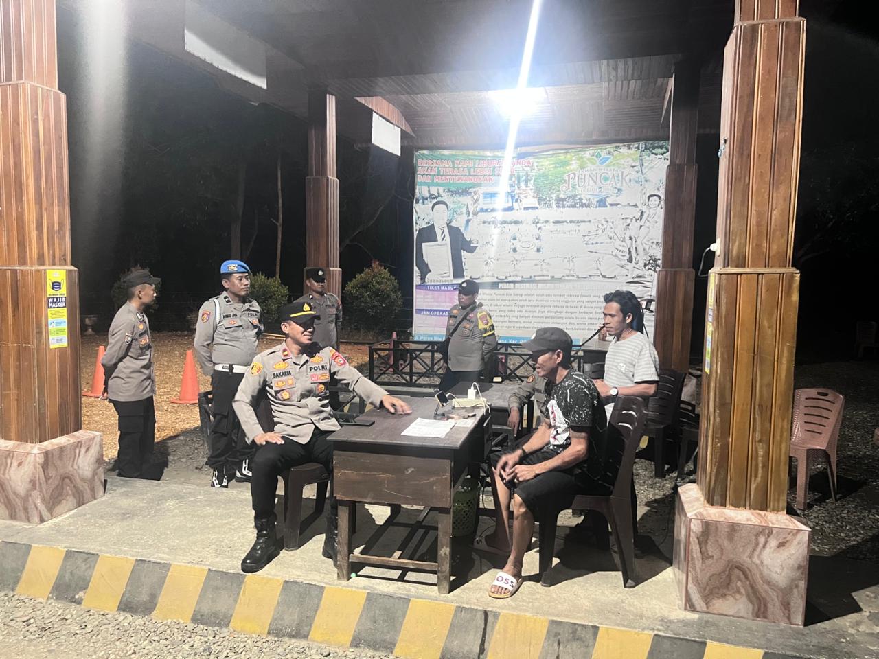 Patroli Blue Light Polsek Pitu Riase Perkuat Rasa Aman Warga