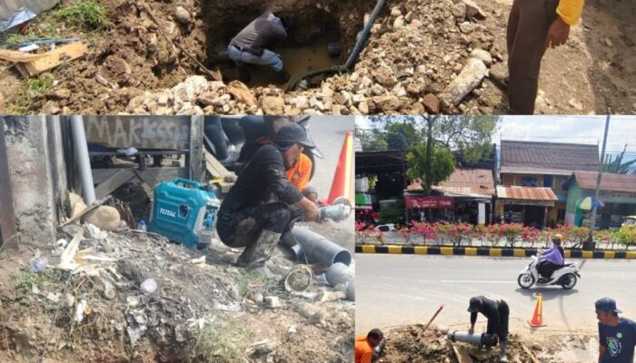 Kebocoran Pipa Utama di Wara Timur, PDAM Kerahkan Tim Teknis