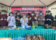 Kejari Sidrap Musnahkan Puluhan Barang Bukti, Didominasi Kasus Narkotika