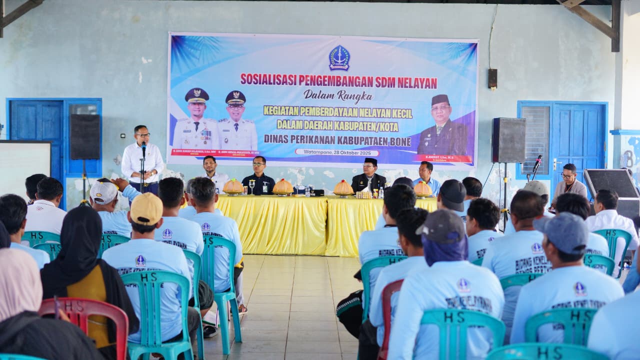 Wabup Bone Dorong Pemanfaatan Teknologi dalam Sektor Perikanan