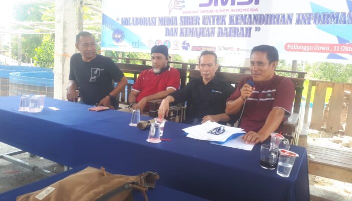 SMSI Sulsel Kukuhkan Johanis UB Sebagai Ketua Pertama SMSI Gowa