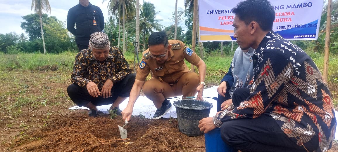 Wabup Bone Dukung Penuh Pembangunan Laboratorium Terbuka Universitas Sipatokkong Mambo