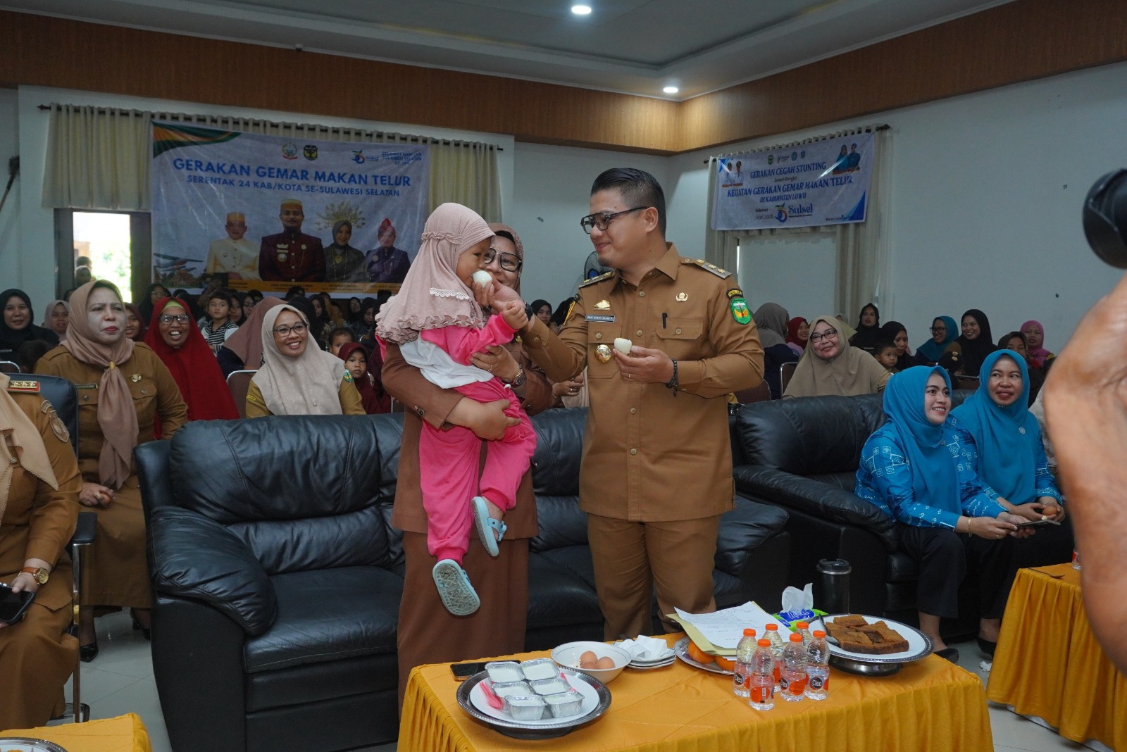 Luwu Kian Serius Wujudkan Generasi Sehat Lewat Gerakan Makan Telur