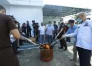 Kejari Palopo Musnahkan 527 Gram Sabu dan 2.115 Butir THD
