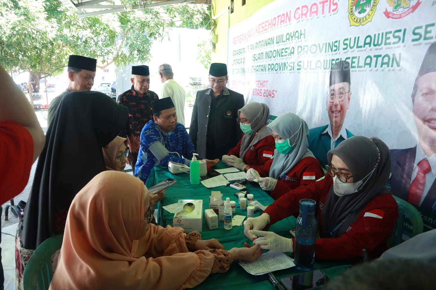 LDII Sulsel dan Dinas Kesehatan Gelar Cek Kesehatan Gratis