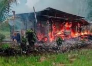 Rumah Warga di Desa Betao Riase Ludes Terbakar, Diduga Akibat Arus Pendek