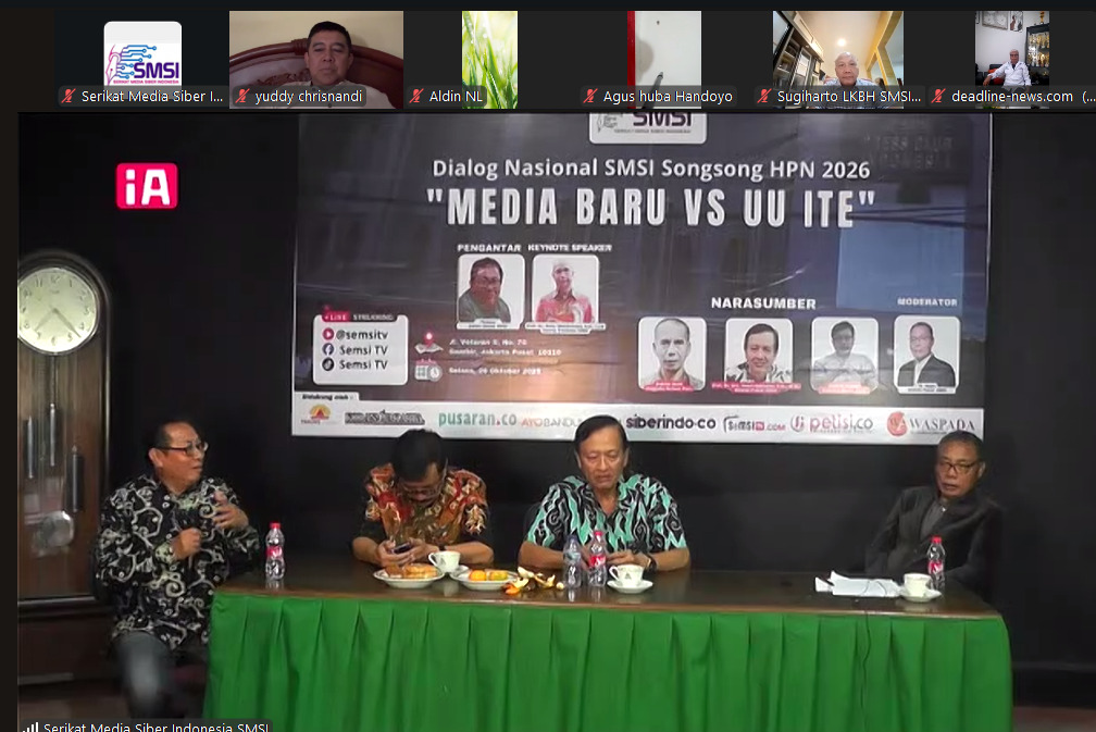 Dialog Nasional SMSI, UU ITE Harus Menguatkan, Bukan Membungkam
