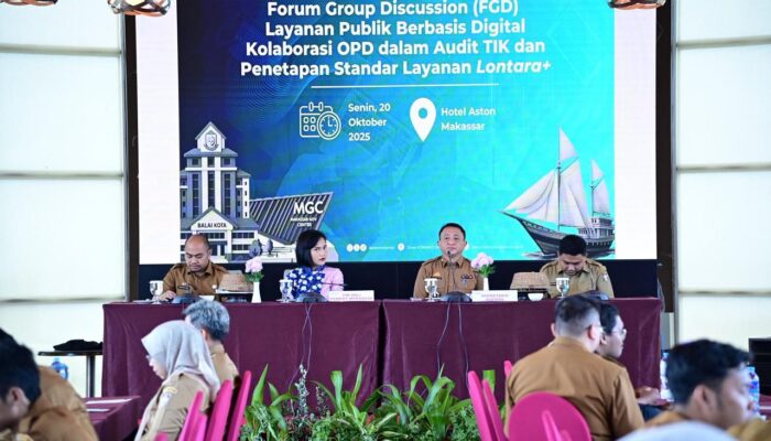FGD Kominfo Makassar Bahas Penerapan SLA Layanan Publik Lontara+