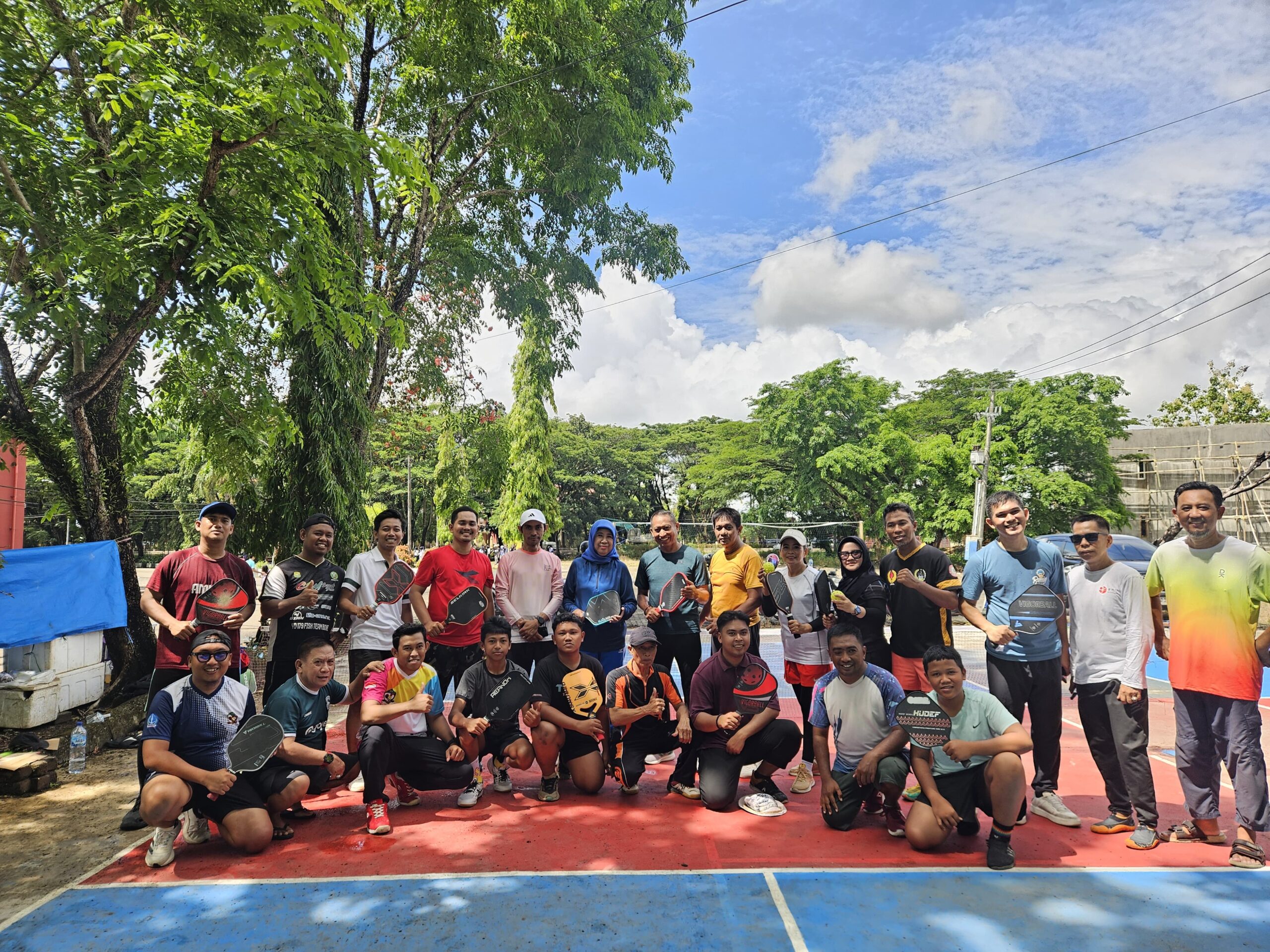 Andi Yuliani Paris Jajal Pickleball di Stadion Lapatau Bone