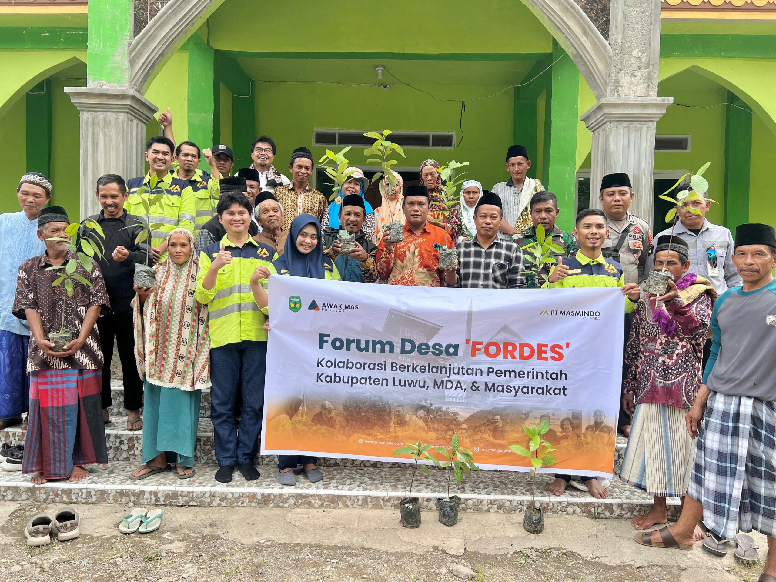Pokja Investasi Luwu dan PT MDA Gelar Forum Desa di Boneposi