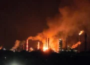 Warga Panik, Kilang Dumai Pertamina Terbakar